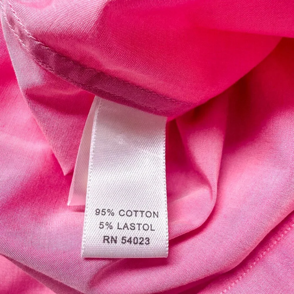 Banana Republic Shirt Mens Medium Slim Pink Outdoor Business Casual Preppy Work‎